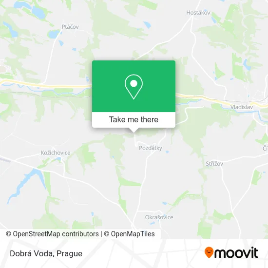 Карта Dobrá Voda
