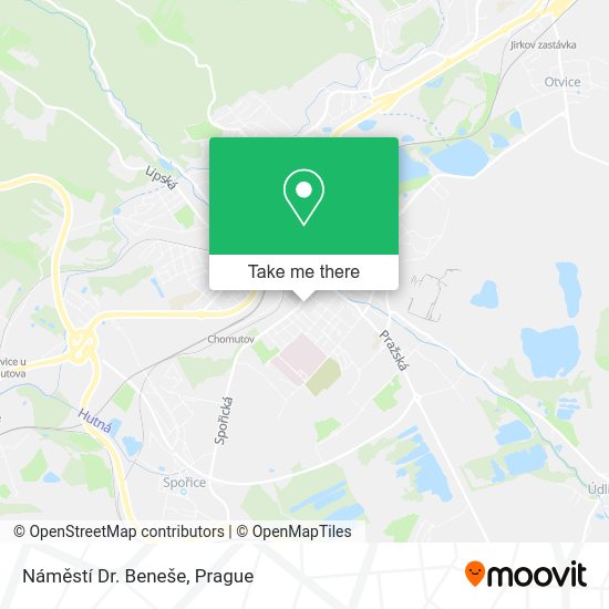 Náměstí Dr. Beneše map