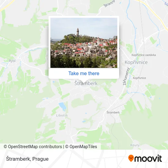 Карта Štramberk