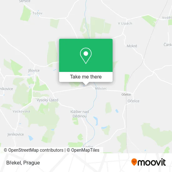 Карта Břekel