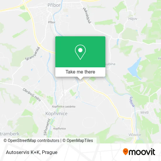 Карта Autoservis K+K