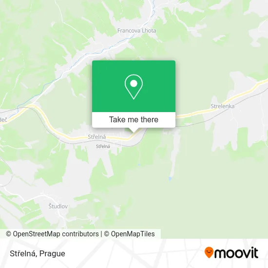 Карта Střelná