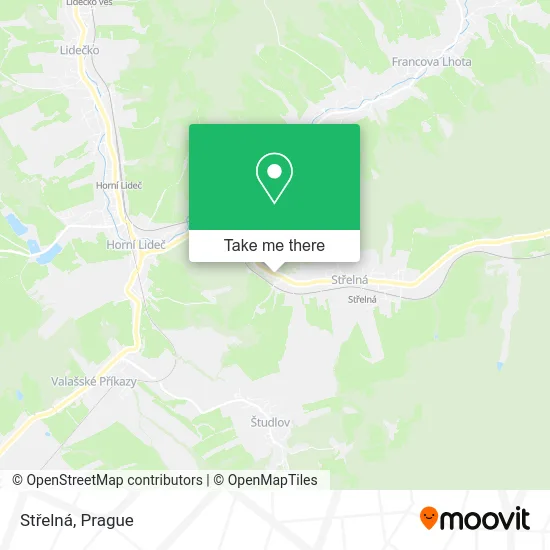 Карта Střelná