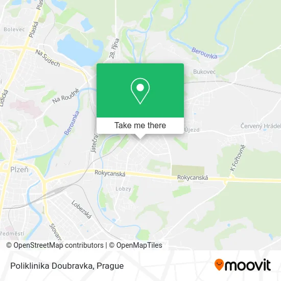 Карта Poliklinika Doubravka