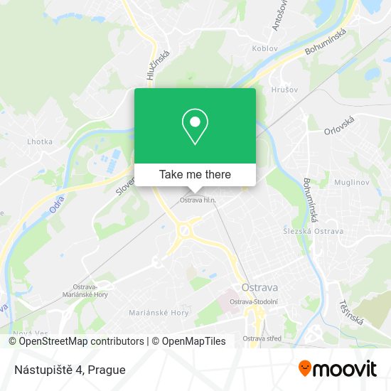 Nástupiště 4 map