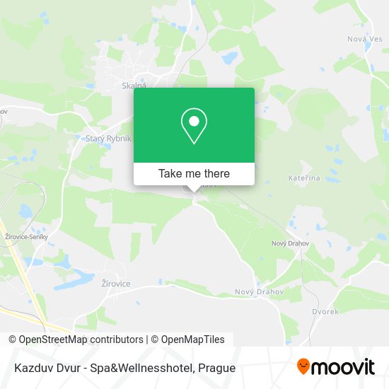 Kazduv Dvur - Spa&Wellnesshotel map
