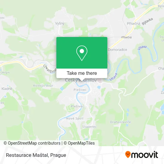 Карта Restaurace Maštal