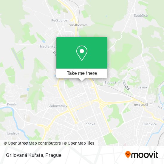 Grilovaná Kuřata map