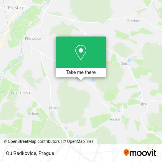 Карта Oú Radkovice