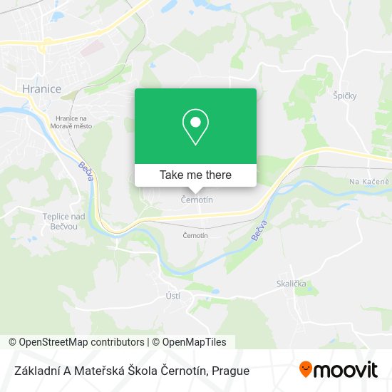 Základní A Mateřská Škola Černotín map