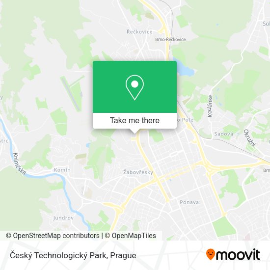 Český Technologický Park map