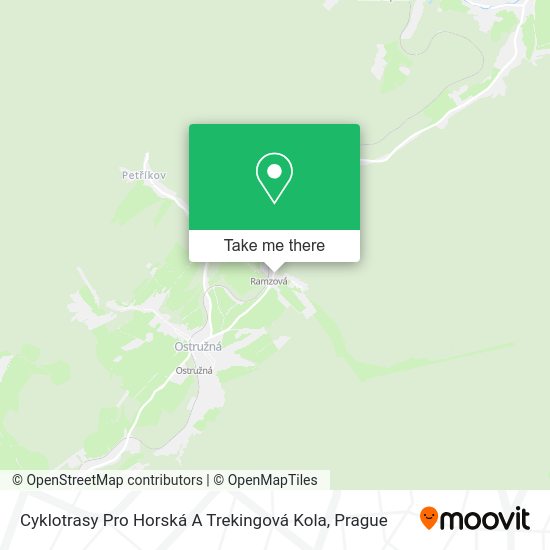 Cyklotrasy Pro Horská A Trekingová Kola map