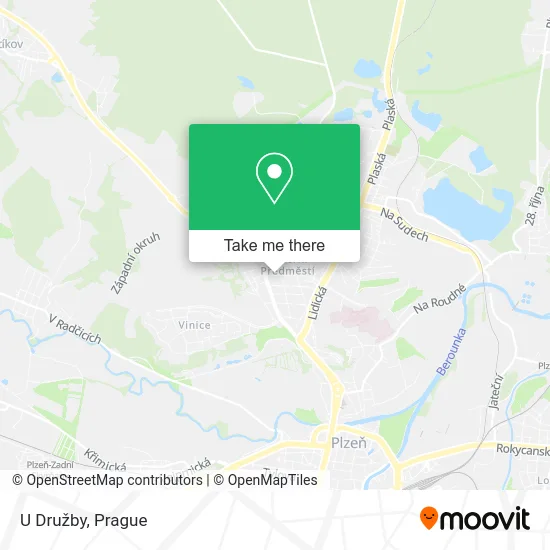 Карта U Družby