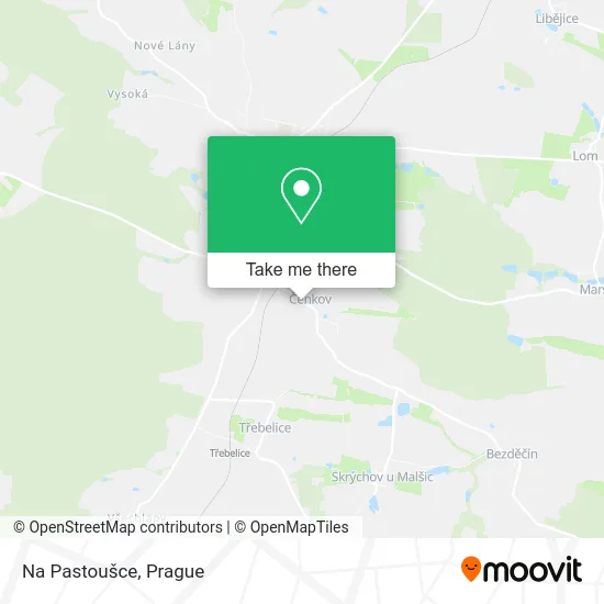 Карта Na Pastoušce