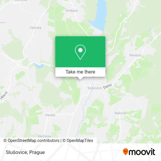 Карта Slušovice