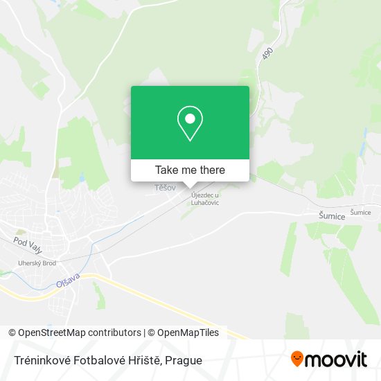 Tréninkové Fotbalové Hřiště map