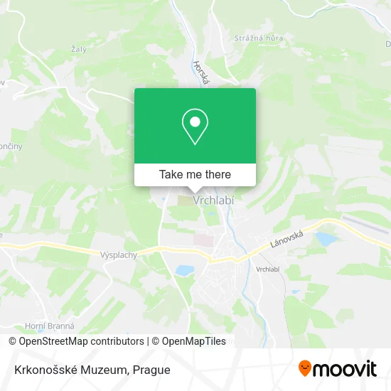 Карта Krkonošské Muzeum