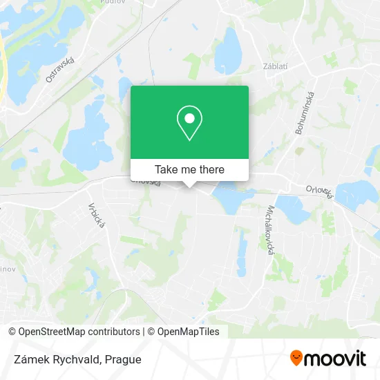 Карта Zámek Rychvald