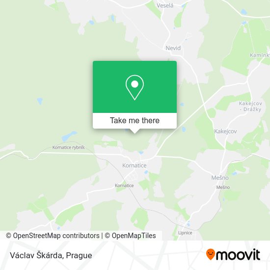 Václav Škárda map