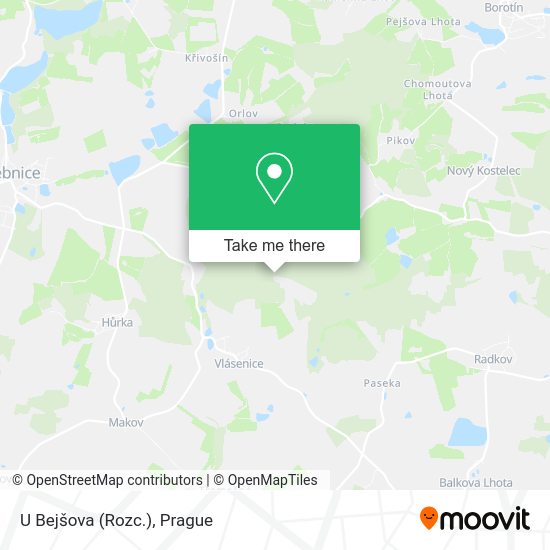 Карта U Bejšova (Rozc.)