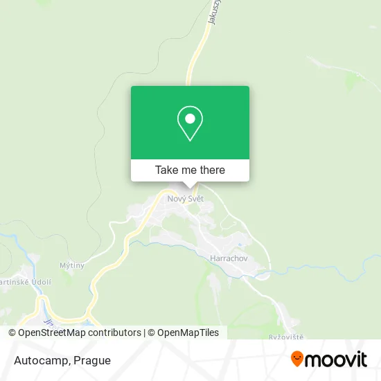 Карта Autocamp