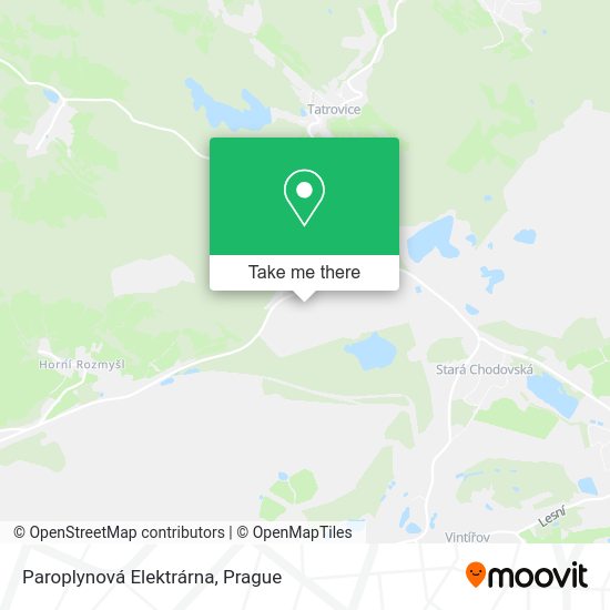 Карта Paroplynová Elektrárna