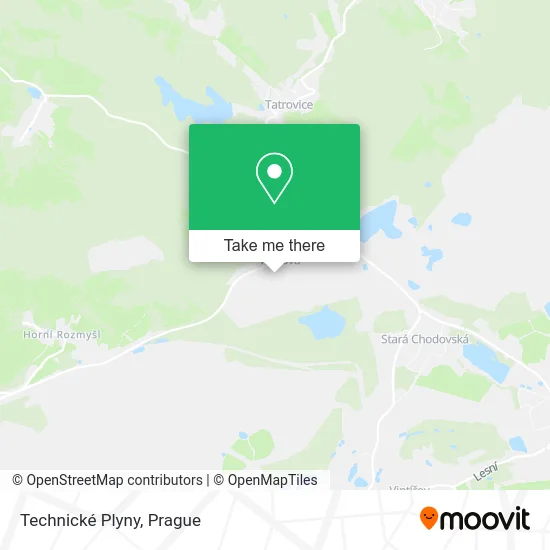 Карта Technické Plyny