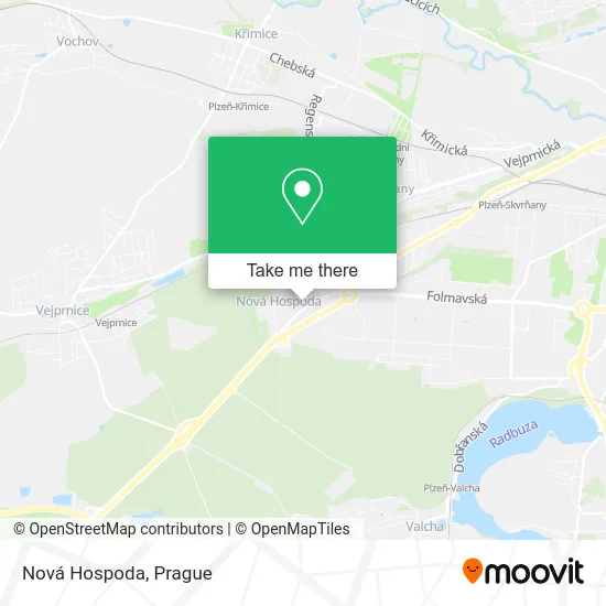 Карта Nová Hospoda