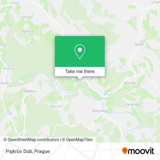 Карта Pajkrův Dub