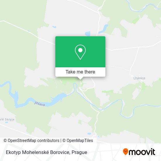 Ekotyp Mohelenské Borovice map