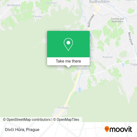 Dívčí Hůra map