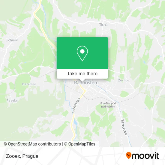 Карта Zooex