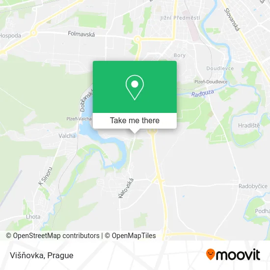 Карта Višňovka