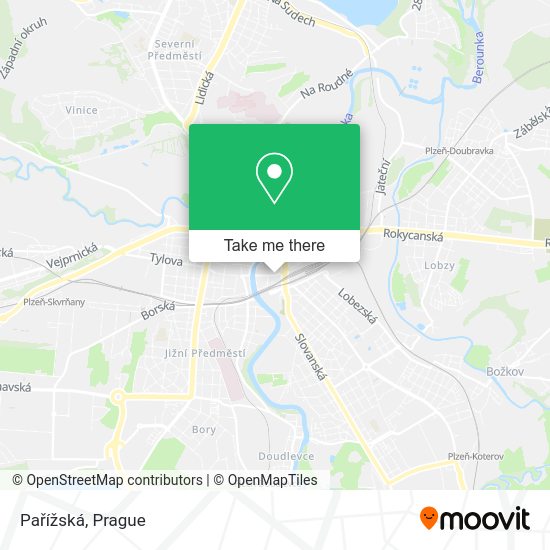 Pařížská map