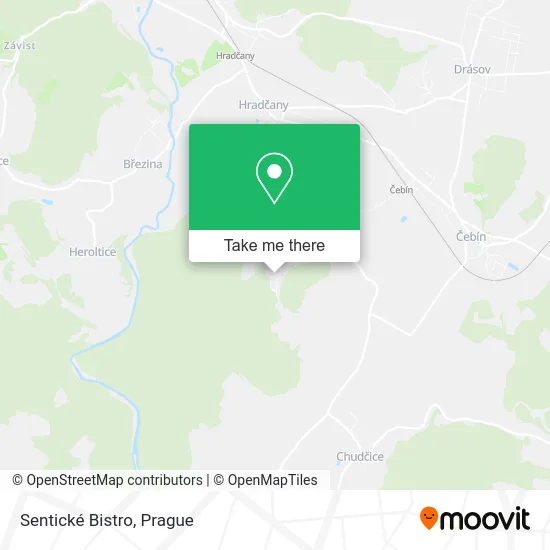 Карта Sentické Bistro