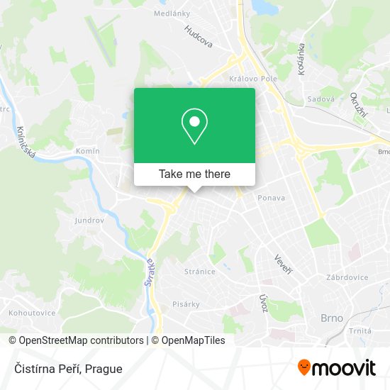 Čistírna Peří map
