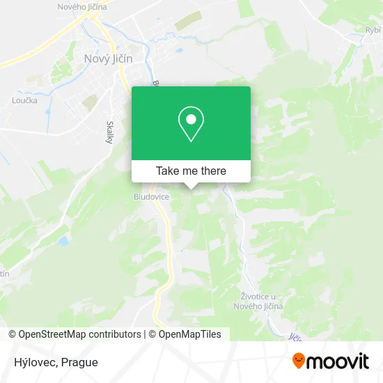 Карта Hýlovec