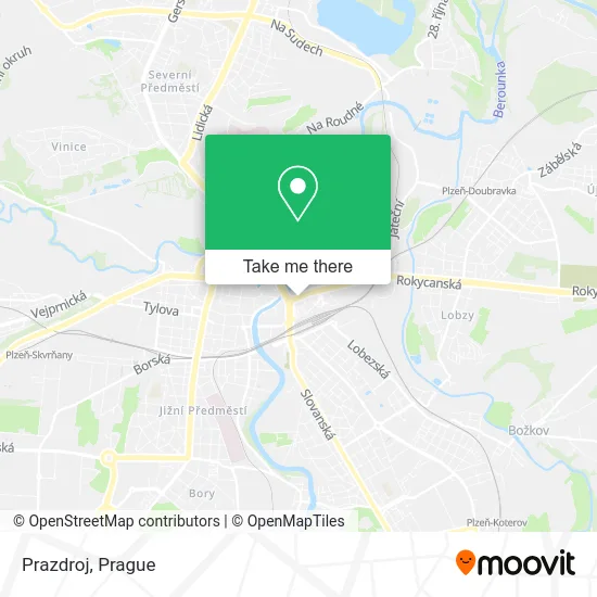 Карта Prazdroj