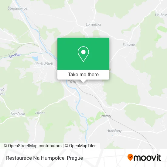 Карта Restaurace Na Humpolce