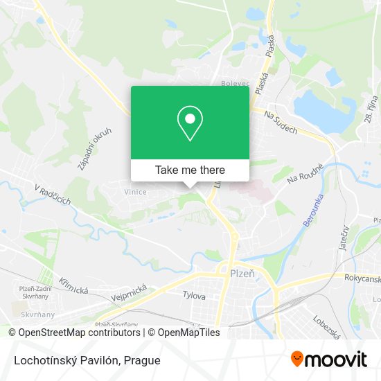 Lochotínský Pavilón map