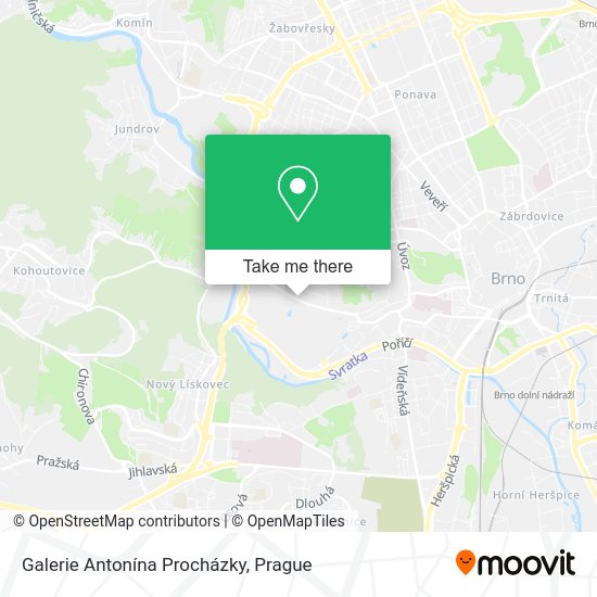 Galerie Antonína Procházky map