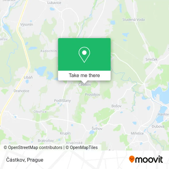 Карта Částkov