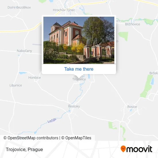 Карта Trojovice