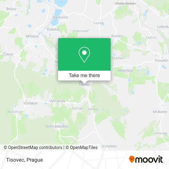 Карта Tisovec