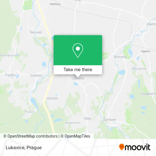 Карта Lukavice