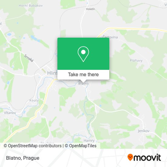 Карта Blatno