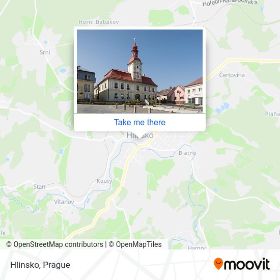 Карта Hlinsko