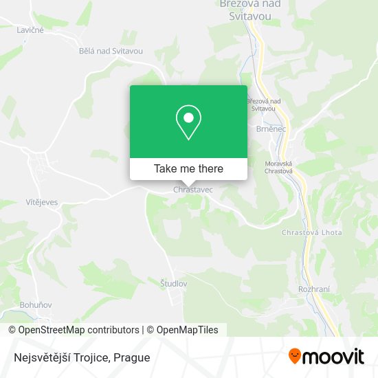 Nejsvětější Trojice map