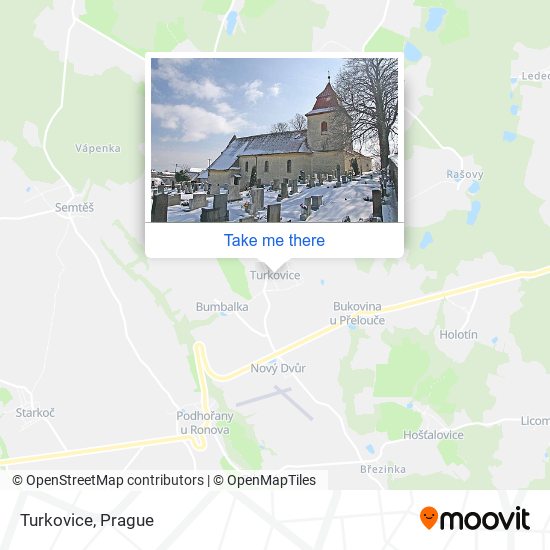 Turkovice map