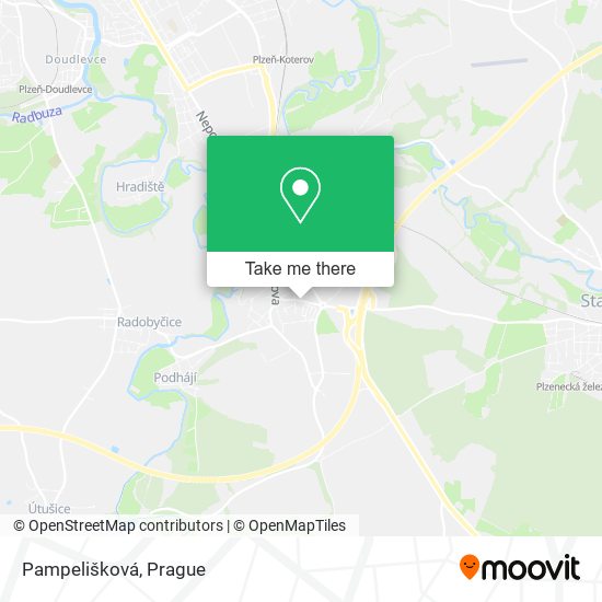 Pampelišková map